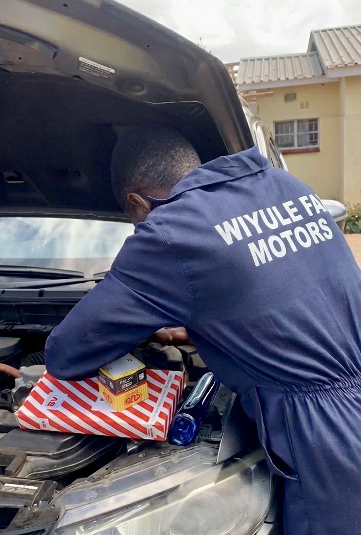 Vehicle servicing at Wiyule Motors